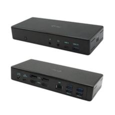 USB-HUB i-Tec C31QUATTRODOCKPD Svart