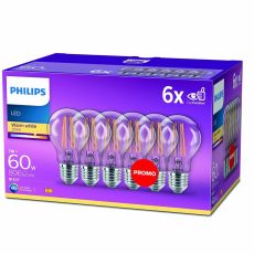 LED-lampa Philips Bombilla Transparent E 60 W (270