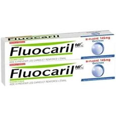 Tandkräm tandköttsvård Fluocaril Bi-Fluoré 2 x 75 ml (75 ml)