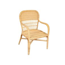 Fåtölj Romimex Naturell Rattan 55 x 87 x 60 cm