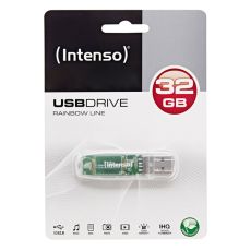 USB-minne INTENSO Rainbow Line 32 GB Transparent 32 GB USB-minne