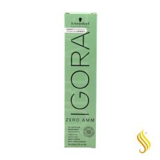 Permanent färg Schwarzkopf Igora Zero Amm Nº 6-31 Mörkt askblont 60 ml