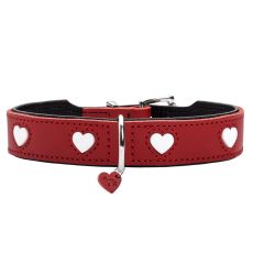 Hundhalsband Hunter Love S/M 35-43 cm Röd