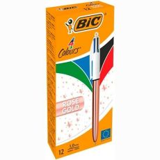 Penna Bic Vit Rosa (12 antal)