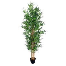 Dekorativ växt Cement Tyg Bambu 210 cm