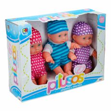 Dockset Colorbaby Pitusos 3 Delar 20 cm 13 x 20 x  ...