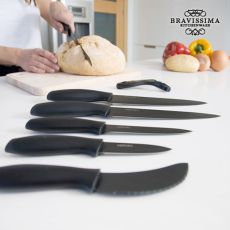 Bordskniv Bravissima Kitchen Set de 7 cuchillos Titanium