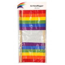 Pride Flagga 6-pack Papp HBTQ+