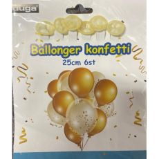 Ballonger Latex Konfetti
