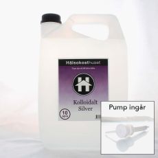 Kolloidalt silver 10ppm 5 liter + pump