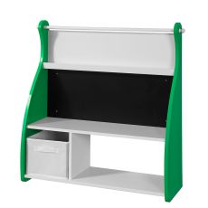 Väggmonterat Barnskrivbord med korgar,grön, KMB0