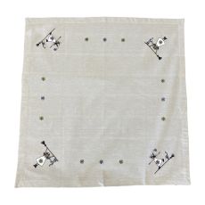 Påskduk Häxan Grå 85x85 cm - Arvidssons Textil