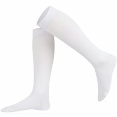 Vit enfärgad knästrumpa - MySocks