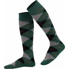 Grön argyle knästrumpa - MySocks