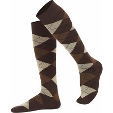 Brun argyle knästrumpa - MySocks