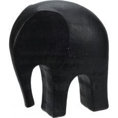 Elefant Svart 20 cm