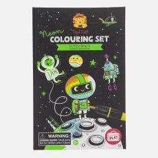 Neon Colouring Set – Outer Space