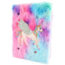 Anteckningsbok - Notebook Fluffy Flying Unicorn