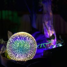 3D firework starlamp - Glass lamp