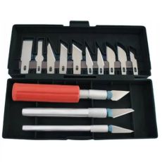 Modellkniv-skalpellknivsset 13 delar