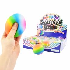 Squeeze ball crystal rainbow - 7 cm