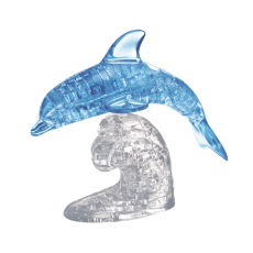 Crystal puzzle blue dolphin