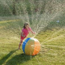 Uppblåsbar sprinklerboll-badboll