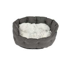 Bädd Classy Memory foam oval Grå