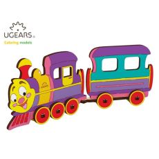 Ugears Lok med Vagn – 4Kids