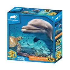 3D Pussel Delfin & Sköldpadda - Puzzle 3D Dolphin & Turtle