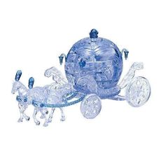 Crystal puzzle Carriage blue