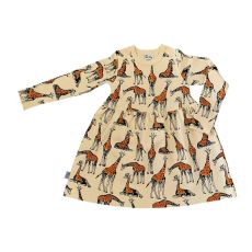 Barnklänning Giraffer - 5-6år