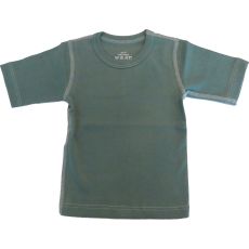 Basic t-shirt kortärmad militärgrön 70/80cl, 80/90cl