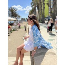 Kimono summer breeze sky blue