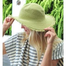 SUN HAT CROCHET RUFFLE