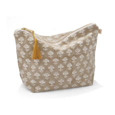 Toiletry Bag - Fiori - Light Brown - Large