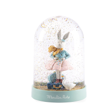 Snow Globe with Rabbit - La petite école de danse