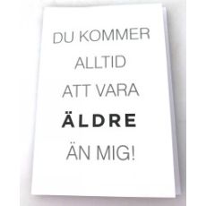 Grattiskort 4-pack med kuvert "Du kommer alltid 13x19 cm