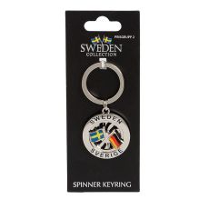 Nyckelring Souvenir Spinner Flagga Sverige Tyskland