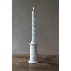 Majas Cottage Wave Ljusstake Vit 18 cm