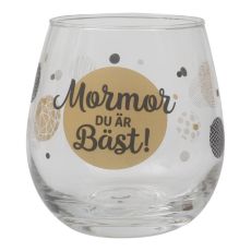 Cheers Glas "MORMOR Du är bäst" Dricksglas