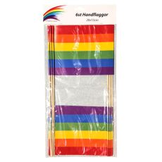 Pride Flagga 6-pack Papp HBTQ+