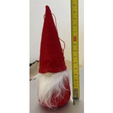 Tomte Röd Textil 15 cm