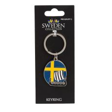 Nyckelring Souvenir Flagga Vikingskepp