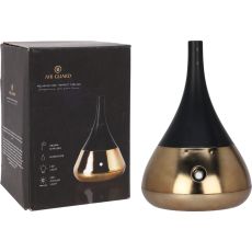 Aromadiffuser Aroma Svart/Guld Luftfuktare LED