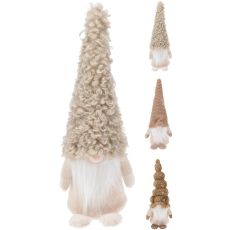 Tomte Beige Lurvig Textil 32 cm