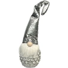 Tomte Kotte Textil Silver 38 cm