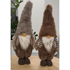 Tomte Brun Randig 63 cm