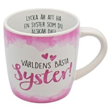 Mugg VÄRLDENS BÄSTA SYSTER