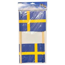 Flagga Sverige 6-pack 15x20 cm